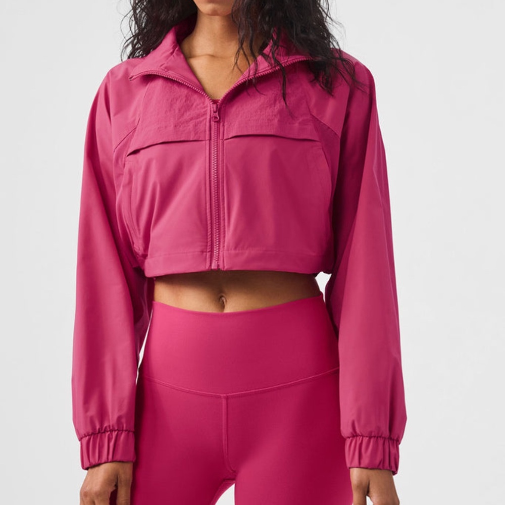 Alo Yoga Cropped Playmaker Jacket